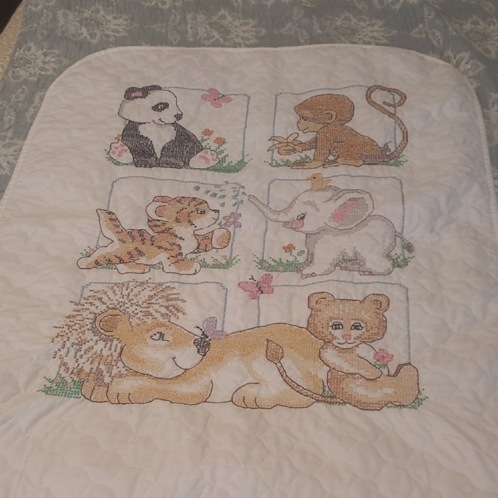 Adorable Animal Baby Quilt